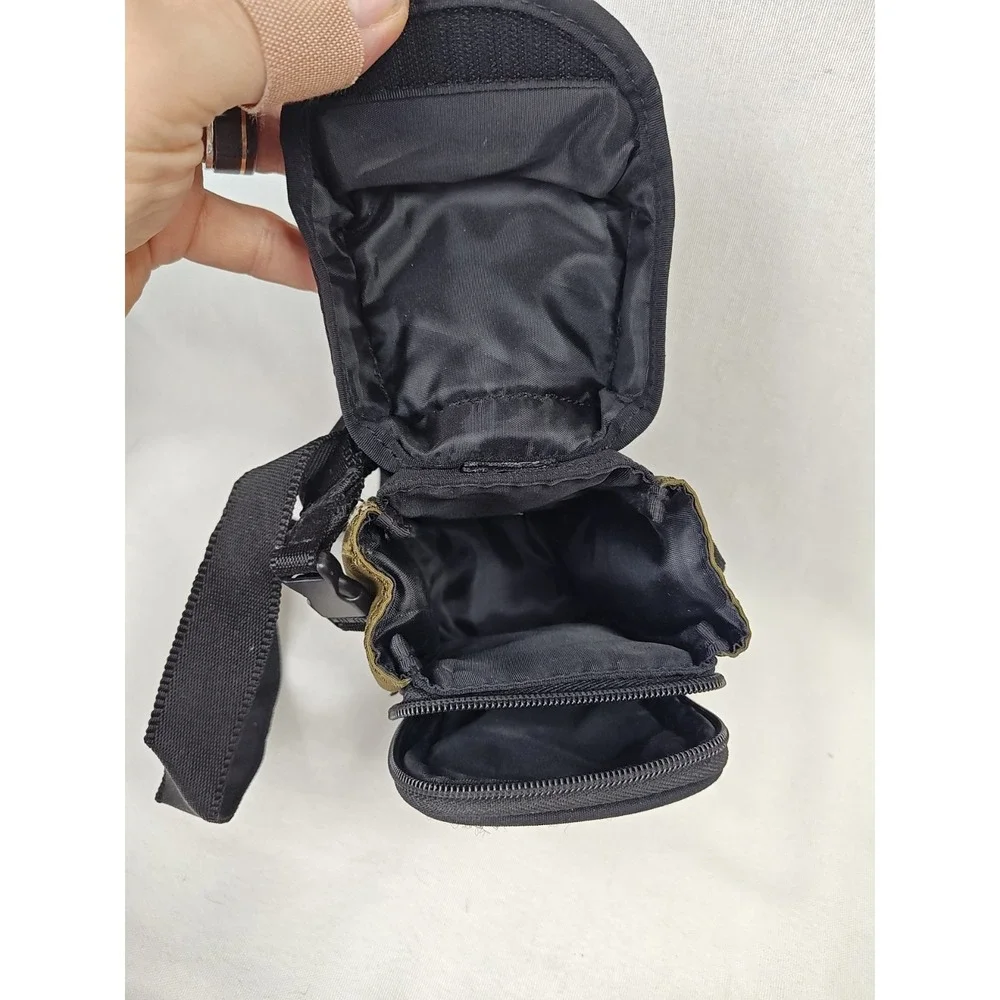 Kodak Dual‎ Compartment Digital Camera Bag Black Green With Adjustable Strap